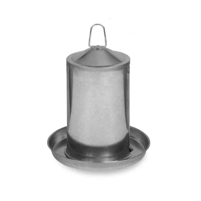 Abreuvoir Poule En Acier Galvanisé Double Paroi 4L - Gaun 3 Abreuvoir Poule En Acier Galvanisé Double Paroi 4L - Gaun