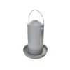Abreuvoir Poule En Acier Galvanisé Peint En Gris Avec Anse 4L - Gaun 1 Abreuvoir Poule En Acier Galvanisé Peint En Gris Avec Anse 4L - Gaun -Poulailler Série Magasin 12054 002