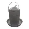 Abreuvoir Poule En Acier Galvanisé Peint En Gris Avec Anse 12L - Gaun 1 Abreuvoir Poule En Acier Galvanisé Peint En Gris Avec Anse 12L - Gaun -Poulailler Série Magasin 12057 002