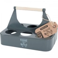 Porte Oeuf Metal Ardoise - Zolux