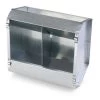 Mangeoire Galvanisé 2.5Kg Large Sans Couvercle 2 Mangeoire Galvanisé 2.5Kg Large Sans Couvercle -Poulailler Série Magasin 134 mangeoire en tole galvanis e pour lapins 2 compartiments large sans couvercle