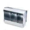Mangeoire Galvanisé 4Kg Avec Couvercle 2 Mangeoire Galvanisé 4Kg Avec Couvercle -Poulailler Série Magasin 135 mangeoire en t le galvanis e pour lapins 3 compartiments sans couvercle 1