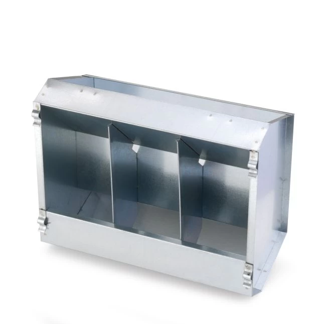 Mangeoire Galvanisé 4Kg Avec Couvercle 3 Mangeoire Galvanisé 4Kg Avec Couvercle