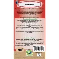Ail En Poudre Pour Poule Recharge 500g - Prefor 5 Ail En Poudre Pour Poule Recharge 500g - Prefor -Poulailler Série Magasin 21152010 1