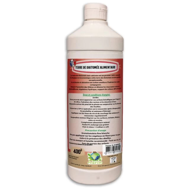 Terre De Diatomee Blanche Non-calcinée Alimentaire Flacon 400g 2 Terre De Diatomee Blanche Non-calcinée Alimentaire Flacon 400g