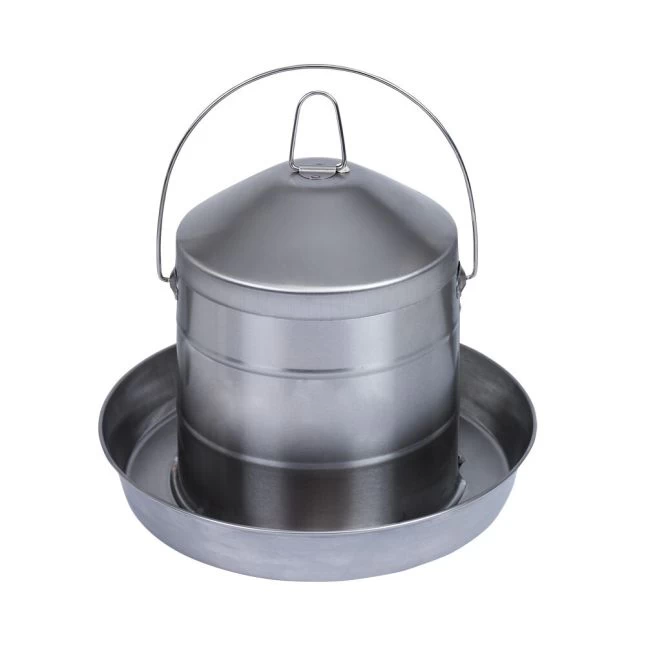 Abreuvoir Poule En Acier Inoxydable 8L - Gaun 3 Abreuvoir Poule En Acier Inoxydable 8L - Gaun