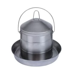 Kit 4/6 Poules Abreuvoir Inox 8L Et Mangeoire Galvanisé 5Kg 7 Kit 4/6 Poules Abreuvoir Inox 8L Et Mangeoire Galvanisé 5Kg -Poulailler Série Magasin abreuvoir inox 8l gaun 1