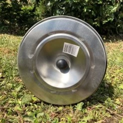 Abreuvoir Poule En Acier Inoxydable 4L - Gaun 13 Abreuvoir Poule En Acier Inoxydable 4L - Gaun -Poulailler Série Magasin abreuvoir inox volaille 4l vue dessous