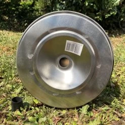 Abreuvoir Poule En Acier Inoxydable 4L - Gaun 12 Abreuvoir Poule En Acier Inoxydable 4L - Gaun -Poulailler Série Magasin abreuvoir inox volaille 4l vue dessous bouchon ouvert