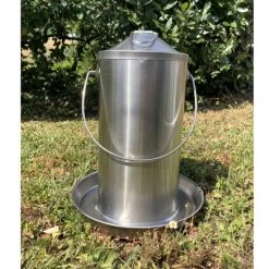 Abreuvoir Poule En Acier Inoxydable 4L - Gaun 11 Abreuvoir Poule En Acier Inoxydable 4L - Gaun -Poulailler Série Magasin abreuvoir inox volaille 4l vue ensemble