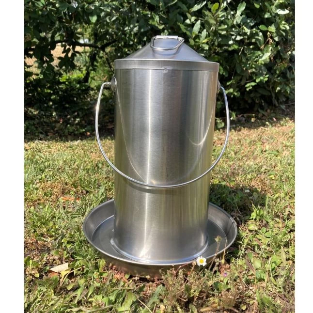Abreuvoir Poule En Acier Inoxydable 4L - Gaun 6 Abreuvoir Poule En Acier Inoxydable 4L - Gaun – Image 4
