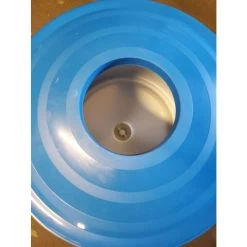 Abreuvoir Poule En Plastique Avec Pieds Imperial Easy Clean 20L Bleu Et Blanc - Gaun -Poulailler Série Magasin abreuvoir poule plastique imperial gaun ouvert