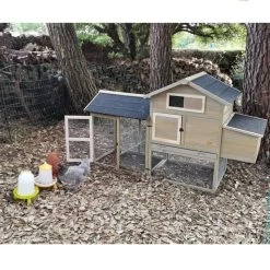 Gaun Mangeoire Poule à Pieds En Bioplastique Végétal Eco 2Kg 15 Gaun Mangeoire Poule à Pieds En Bioplastique Végétal Eco 2Kg -Poulailler Série Magasin abreuvoir et mangeoire bioplastique avec poulailler et poules 1