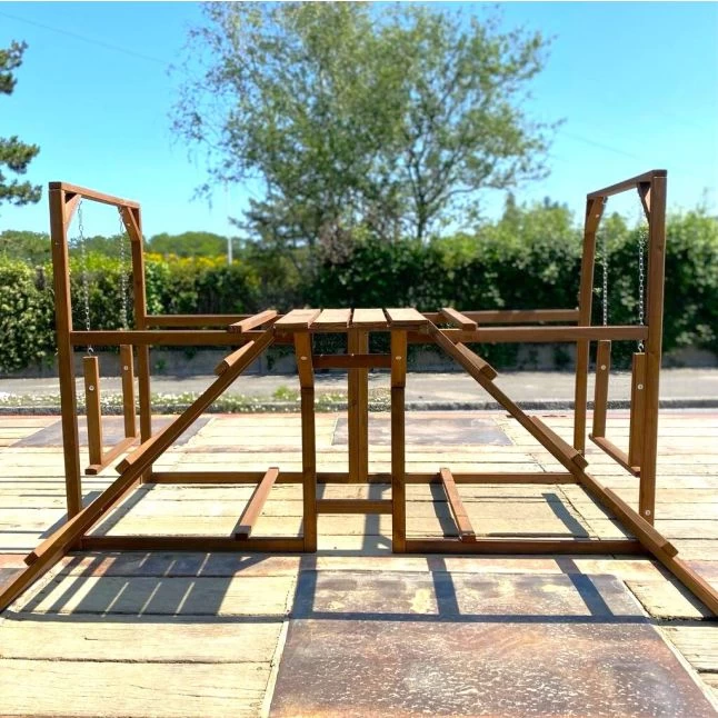 Aire De Jeux En Bois Pour Poule Avec échelles Et Balançoires 3 Aire De Jeux En Bois Pour Poule Avec échelles Et Balançoires