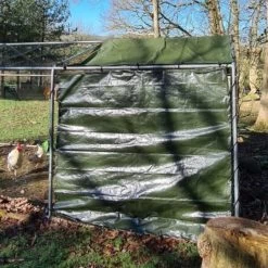 Bâche Deluxe Universelle 2 X 1,70 M Pour Côté De Parc Poulailler Verte 6 Bâche Deluxe Universelle 2 X 1,70 M Pour Côté De Parc Poulailler Verte -Poulailler Série Magasin bache cote parc grillage poulailler vue cote
