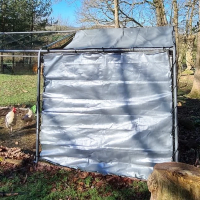 Bâche Deluxe Universelle 2 X 1,70 M Pour Côté De Parc Poulailler Blanche 4 Bâche Deluxe Universelle 2 X 1,70 M Pour Côté De Parc Poulailler Blanche – Image 2