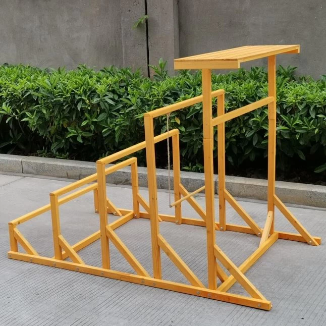 Aire De Jeux En Bois Pour Poule Avec Balançoire 5 Aire De Jeux En Bois Pour Poule Avec Balançoire – Image 3