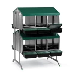 Batterie De Pondoirs Poule 12 Compartiments - Gaun