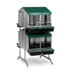 Batterie De Pondoirs Poule 8 Compartiments - Gaun