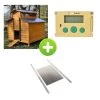 Kit Poulailler Farmer XL 6 à 10 Poules Bois FSC Avec Portier Zen Farm Autonome Et Trappe Taille Medium -Poulailler Série Magasin bundle farmer xl