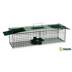 Cage Piège Double Entrée En Métal Peint - Gaun -Poulailler Série Magasin cage piege peinte 2 portes