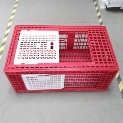 Cage Transport Grandes Volailles 96x57x42cm 3 Portes Rouge Et Blanche 11 Cage Transport Grandes Volailles 96x57x42cm 3 Portes Rouge Et Blanche -Poulailler Série Magasin cage transport grandes volailles 96x57x42 aytav cote ouverte