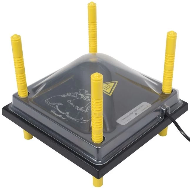 Couvercle De Protection PET Panneau Chauffant Pour Poussin Comfort 30x30cm - Olba 4 Couvercle De Protection PET Panneau Chauffant Pour Poussin Comfort 30x30cm - Olba – Image 2