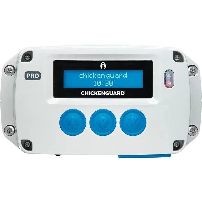 Portier électronique Poulailler Toutes Options à Piles ChickenGuard Pro 3 Portier électronique Poulailler Toutes Options à Piles ChickenGuard Pro