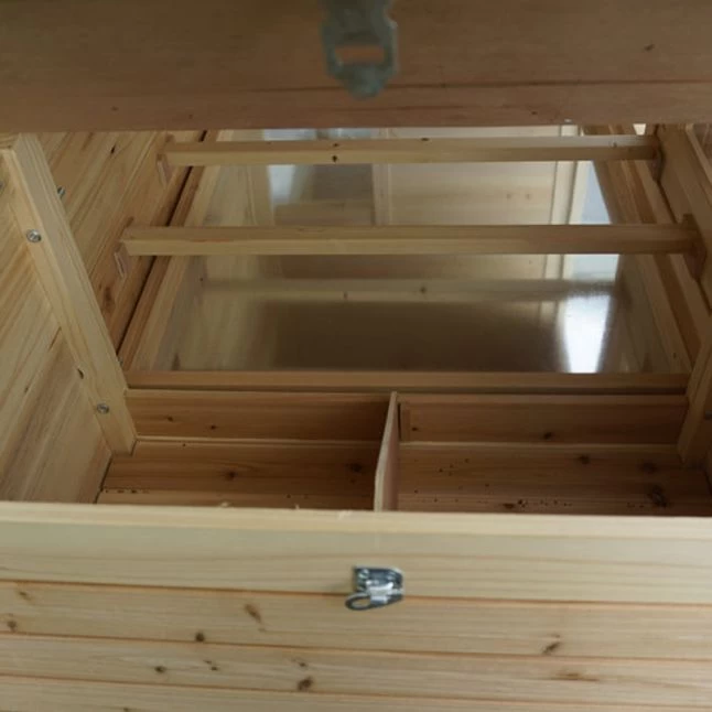 Poulailler Jersey Toit Shingle Avec Parc 4 à 6 Poules 10 Poulailler Jersey Toit Shingle Avec Parc 4 à 6 Poules – Image 8