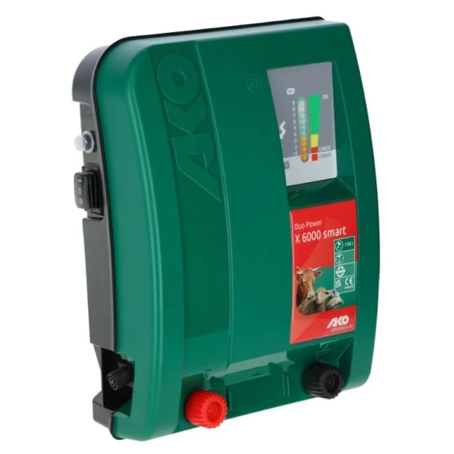 KERBL Electrificateur De Clôture Poule Et Volaille Secteur Duo Power X 6000 Smart - Ako 3 KERBL Electrificateur De Clôture Poule Et Volaille Secteur Duo Power X 6000 Smart - Ako
