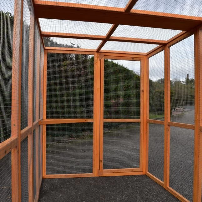 Enclos Grillagé Pour Volailles Bois 200x120cm 6 Enclos Grillagé Pour Volailles Bois 200x120cm – Image 4