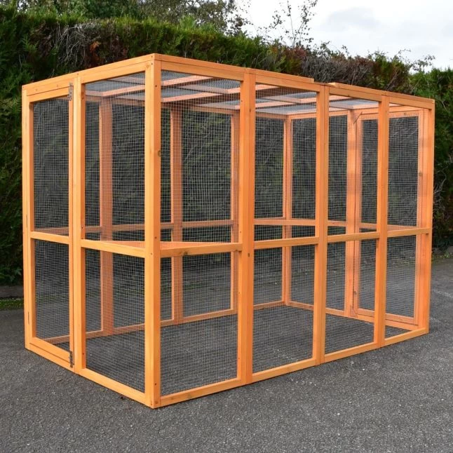 Enclos Grillagé Pour Volailles Bois 200x120cm 3 Enclos Grillagé Pour Volailles Bois 200x120cm
