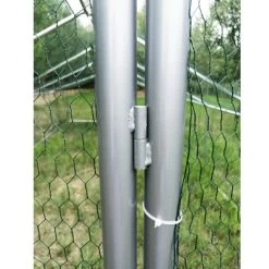 Enclos Poulailler 16m² Tubes 38mm H2,8m - Parc Grillagé Renforcé 4x4m - Acier Galvanisé 17 Enclos Poulailler 16m² Tubes 38mm H2,8m - Parc Grillagé Renforcé 4x4m - Acier Galvanisé -Poulailler Série Magasin enclos poulailler parc grillage acier galvanise renforce 4x4x2 5 detail