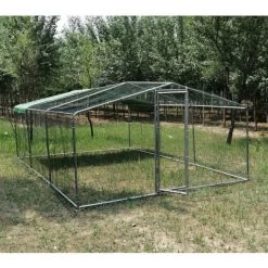 Enclos Poulailler 18m² Tubes 38mm H2,25m - Parc Grillagé Renforcé 6x3m - Acier Galvanisé 20 Enclos Poulailler 18m² Tubes 38mm H2,25m - Parc Grillagé Renforcé 6x3m - Acier Galvanisé -Poulailler Série Magasin enclos poulailler avec tubes renforces 3x6x2 25m face profil