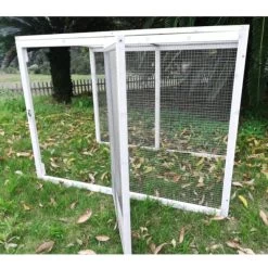 Parc Grillagé Pour Poulailler Deluxe -Poulailler Série Magasin extension parc grillage deluxe ouvert
