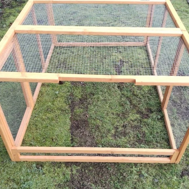 Parc Grillagé Pour Poulailler Farmer L Et XL Bois FSC 6 Parc Grillagé Pour Poulailler Farmer L Et XL Bois FSC – Image 4