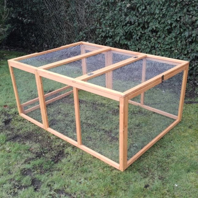 Parc Grillagé Pour Poulailler Farmer L Et XL Bois FSC 3 Parc Grillagé Pour Poulailler Farmer L Et XL Bois FSC