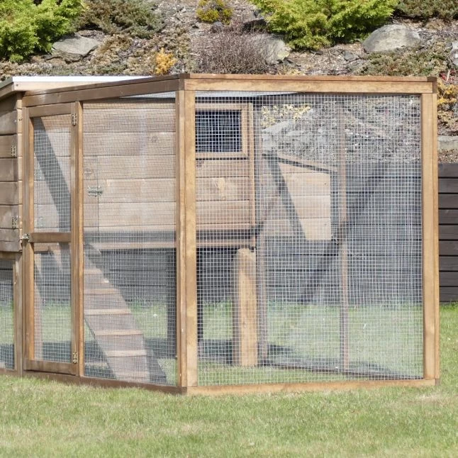 Parc Grillagé Pour Poulailler Houdan XL Sur Pilotis 4 Parc Grillagé Pour Poulailler Houdan XL Sur Pilotis – Image 2