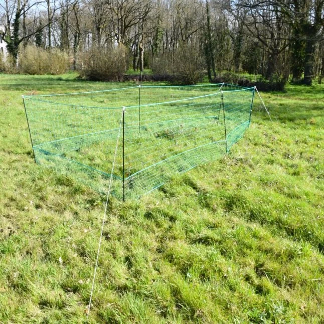 Filet Poule Grande Hauteur Double Pointe 25m X 1,26m - Zen Farm 3 Filet Poule Grande Hauteur Double Pointe 25m X 1,26m - Zen Farm