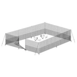 Filet Poule Grande Hauteur Double Pointe 15m X 1,26m - Zen Farm 26 Filet Poule Grande Hauteur Double Pointe 15m X 1,26m - Zen Farm -Poulailler Série Magasin filet poule zen farm 15m