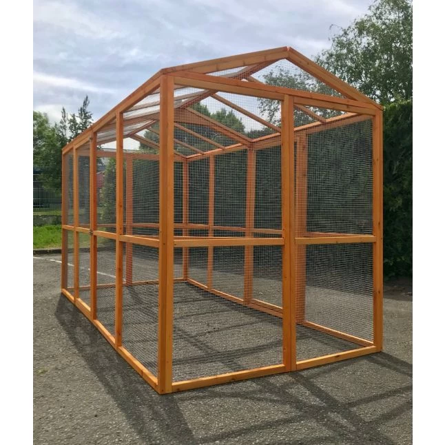 Enclos Grillagé Pour Volailles Bois 300x143x173,5cm 5 Enclos Grillagé Pour Volailles Bois 300x143x173,5cm – Image 3