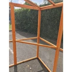 Enclos Grillagé Pour Volailles Bois 300x143x173,5cm 14 Enclos Grillagé Pour Volailles Bois 300x143x173,5cm -Poulailler Série Magasin grand enclos grillage d exterieur en bois 300x143 cm vue 6