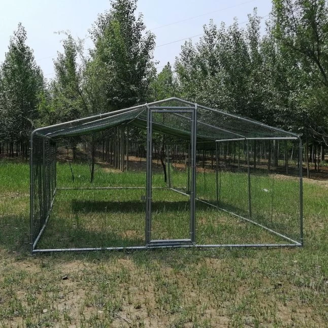 Enclos Poulailler 24m² Tubes 38mm H2,25m - Parc Grillagé Renforcé 8x3m - Acier Galvanisé 4 Enclos Poulailler 24m² Tubes 38mm H2,25m - Parc Grillagé Renforcé 8x3m - Acier Galvanisé – Image 2