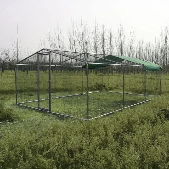 Enclos Poulailler 18m² Tubes 38mm H2,25m - Parc Grillagé Renforcé 6x3m - Acier Galvanisé 8 Enclos Poulailler 18m² Tubes 38mm H2,25m - Parc Grillagé Renforcé 6x3m - Acier Galvanisé – Image 6