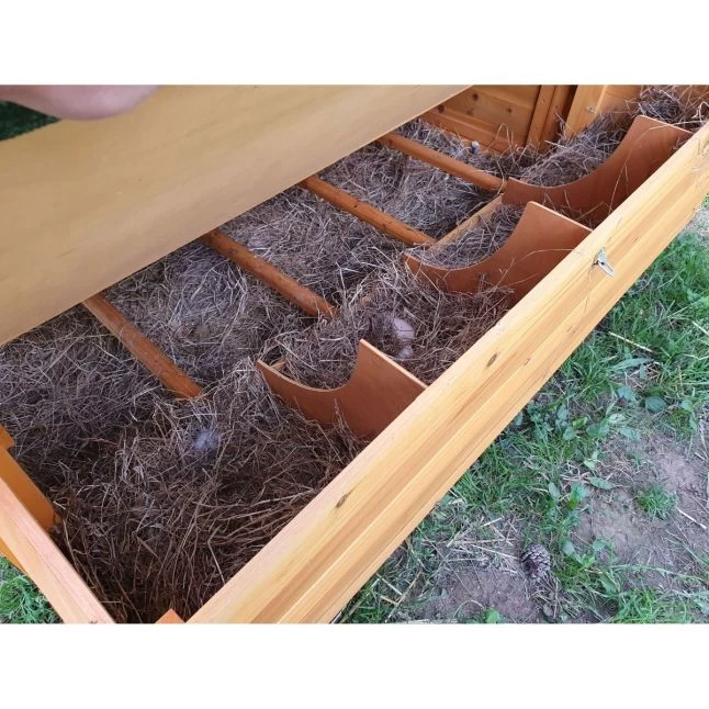 Poulailler Cémani XXL Toit Shingle Noir 15 à 18 Poules 12 Poulailler Cémani XXL Toit Shingle Noir 15 à 18 Poules – Image 10