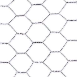 Grillage Poulailler Acier Galvanisé Triple Torsion 25m X 1m Galvanex - Nortene