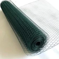 Grillage Poulailler Acier Galvanisé à Chaud Triple Torsion PVC Vert 25m X 1m épaisseur 0,8 Mm - Zen Farm 10 Grillage Poulailler Acier Galvanisé à Chaud Triple Torsion PVC Vert 25m X 1m épaisseur 0,8 Mm - Zen Farm -Poulailler Série Magasin grillage pvc 1m d roul