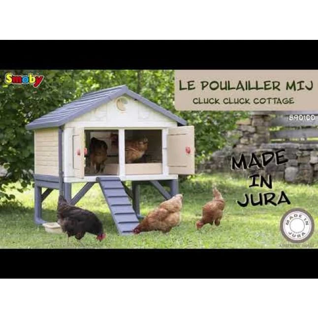Poulailler Made In Jura Plastique 4 à 5 Poules - Smoby 4 Poulailler Made In Jura Plastique 4 à 5 Poules - Smoby – Image 2