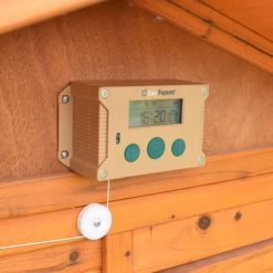 Poulailler Vorwerk Toit Shingle 10 à 12 Poules -Poulailler Série Magasin installation portier automatique poulailler zen farm vert 4