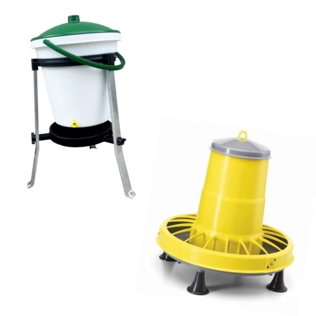 Kit River Systems 10 Poules Abreuvoir Rivus 17L Et Mangeoire 8,5Kg à Pieds 3 Kit River Systems 10 Poules Abreuvoir Rivus 17L Et Mangeoire 8,5Kg à Pieds